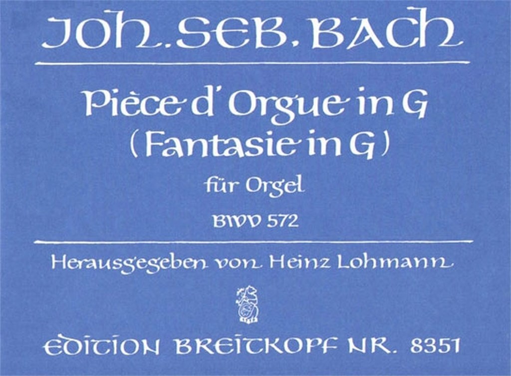 Piece D'orgue in G BWV 572